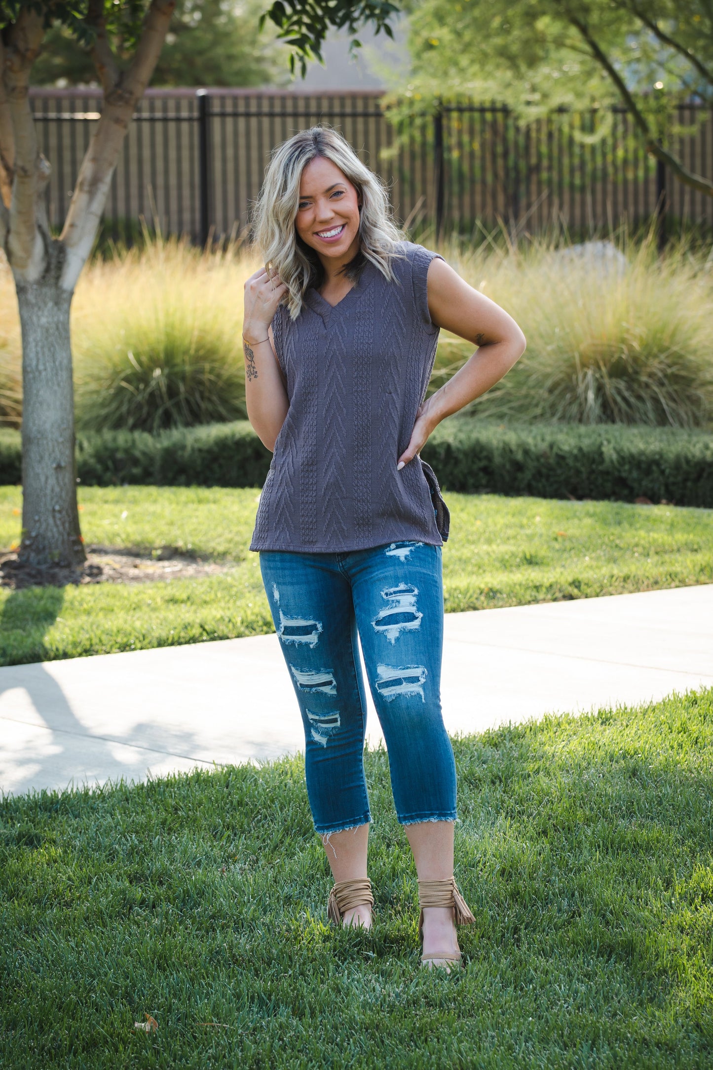 Hot Cocoa Sweater Tank