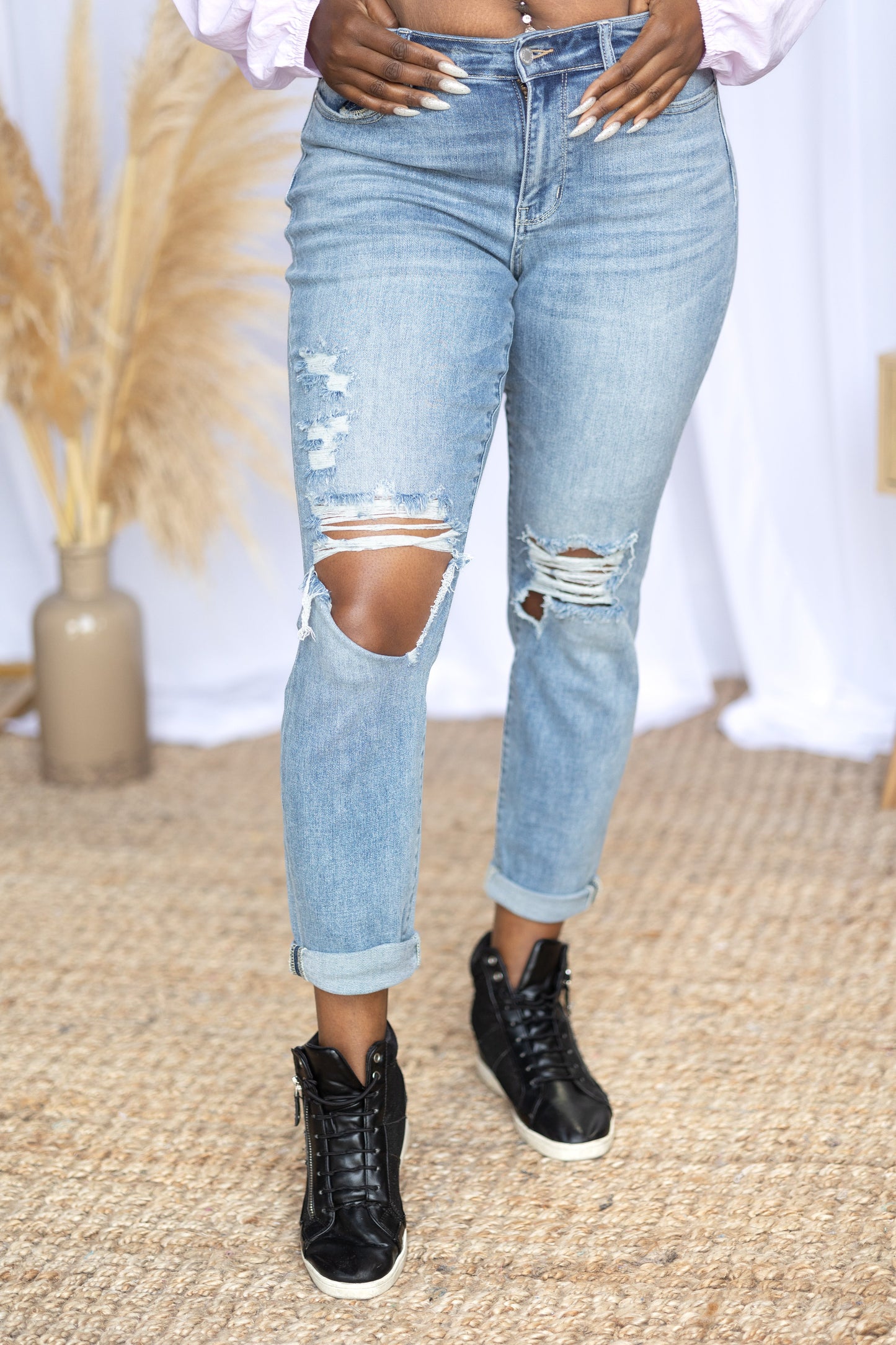 Home Run - Judy Blue Double Cuff