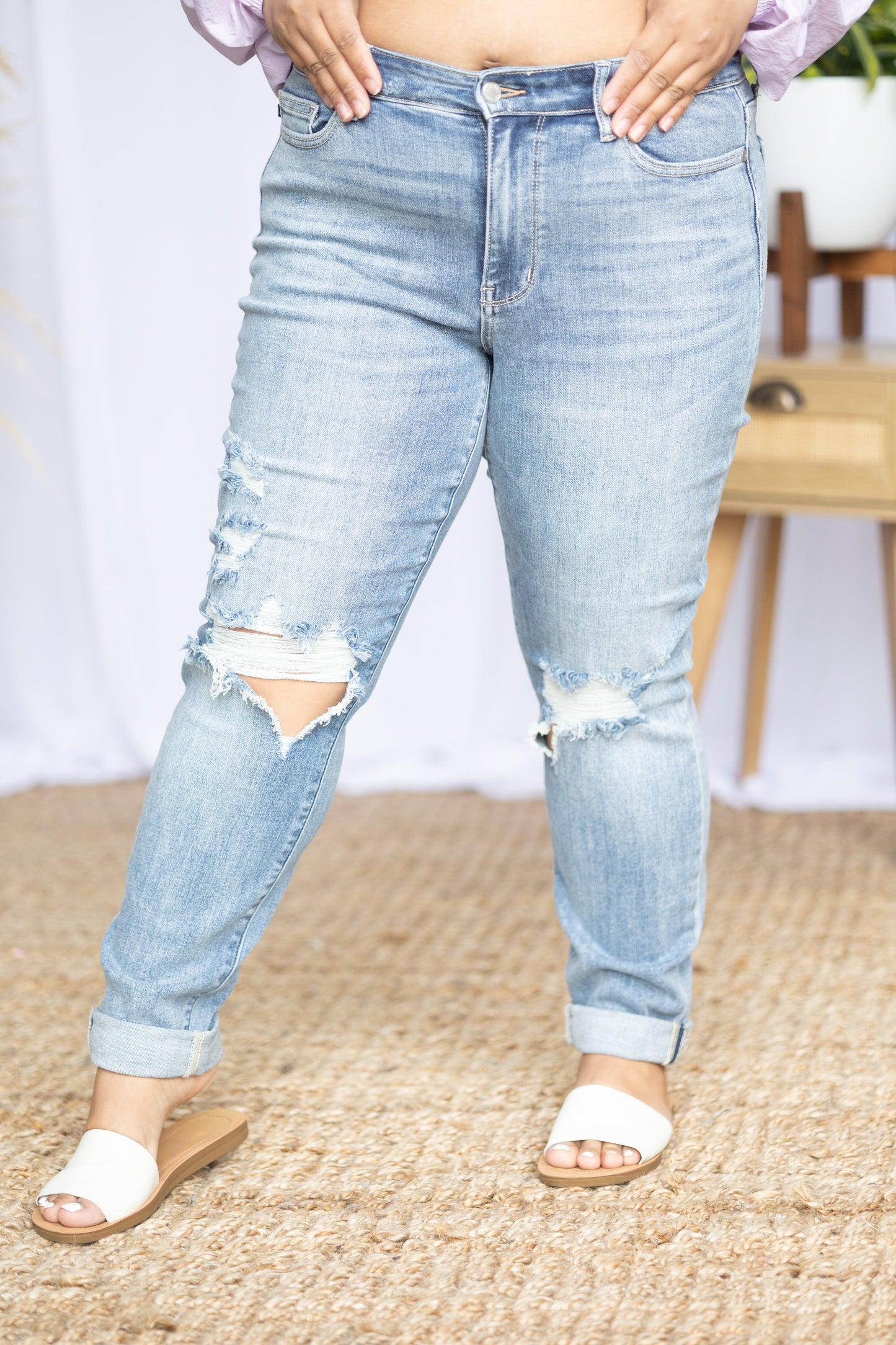 Home Run - Judy Blue Double Cuff