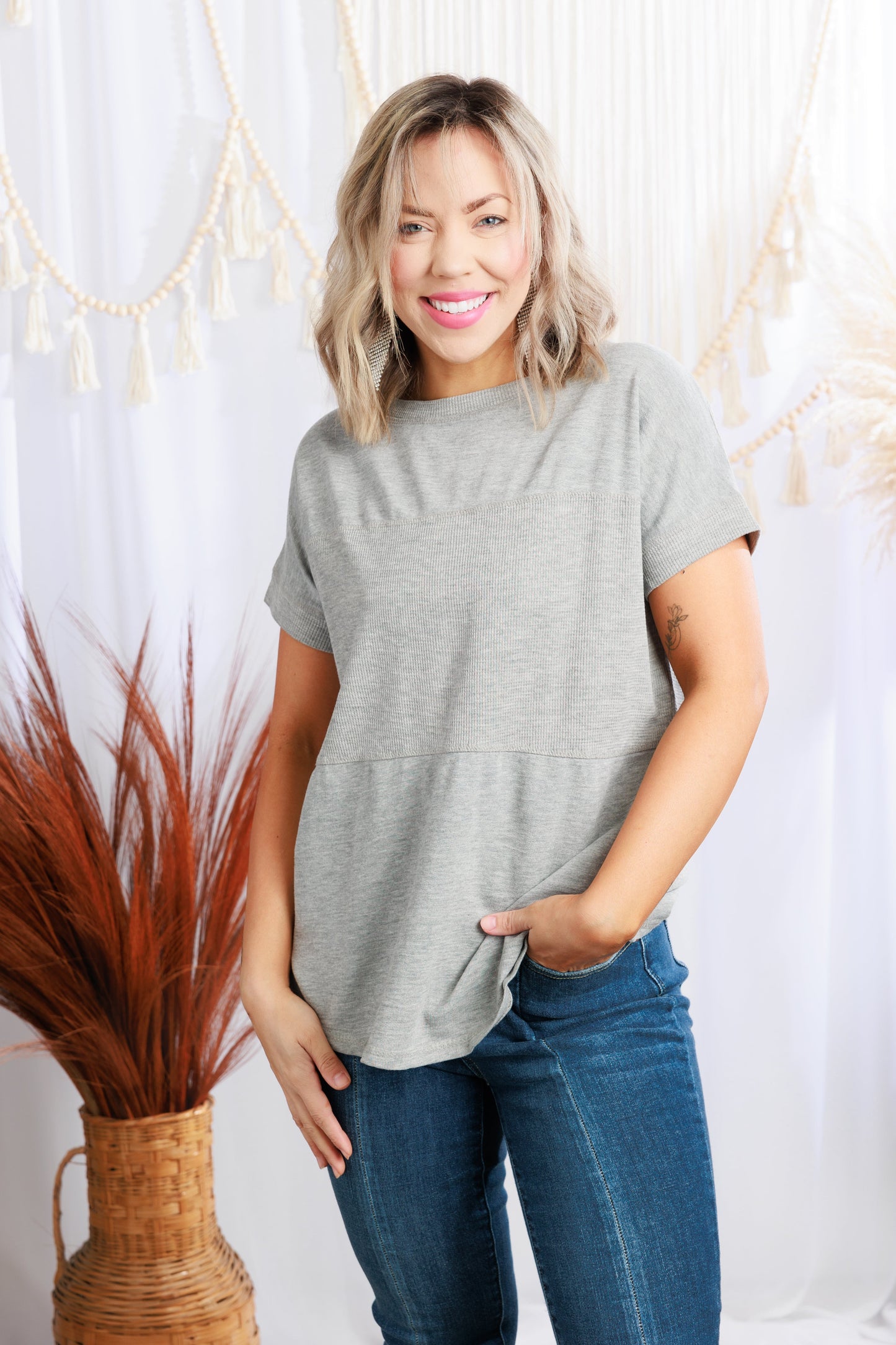 Not So Basic - Grey Tee