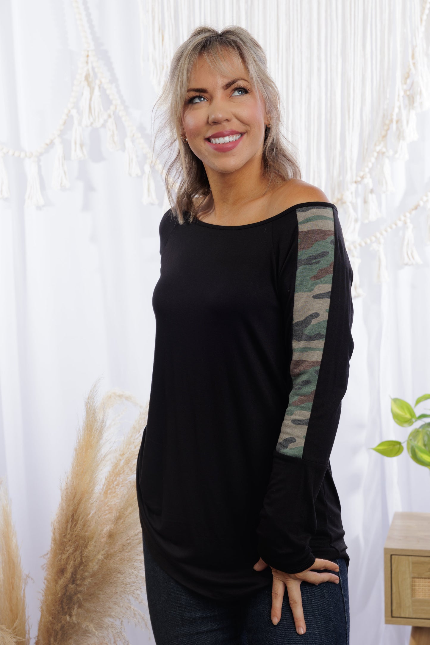 Peek of Camo - Long Sleeve