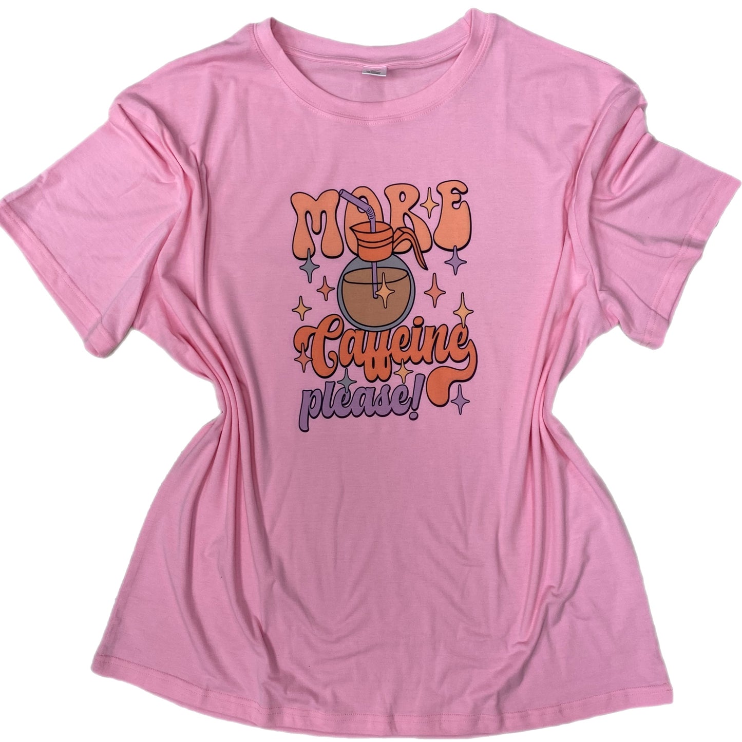 More Caffeine Please Tee - Harmony Emporium