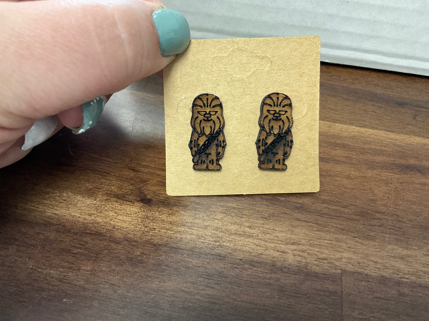 Chewbacca earring studs - Harmony Emporium