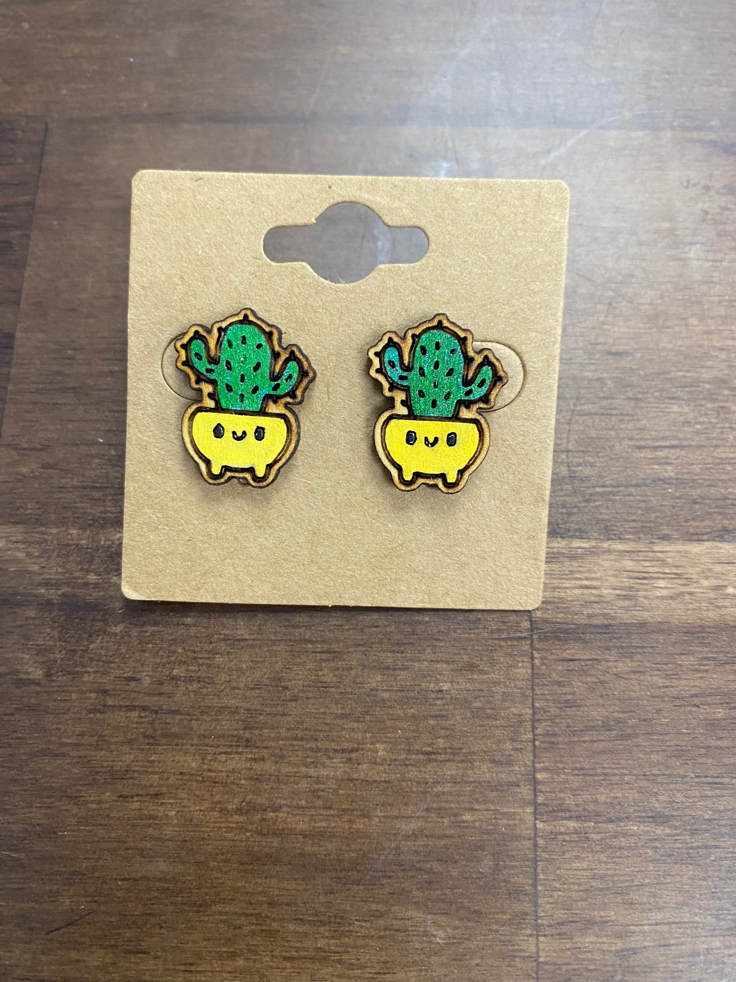 Cactus/ Succulent Earring Studs - Harmony Emporium