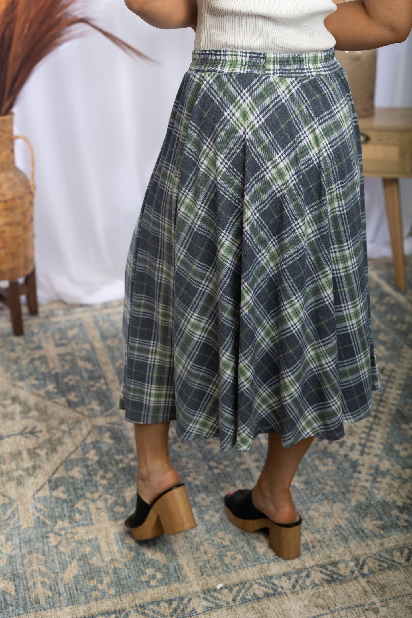 Playful In Plaid - Skirt